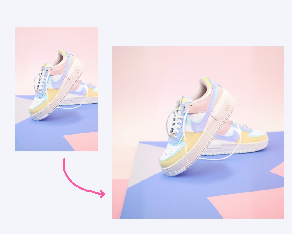 Expand Images for E-commerce Safe Border Extension