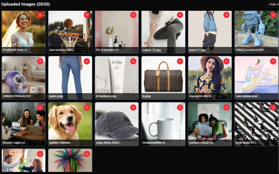 Batch Outpainting for Image Consistency