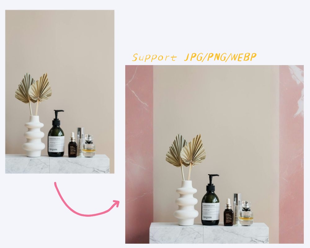 Extend Photo Borders in Export Formats & Specs